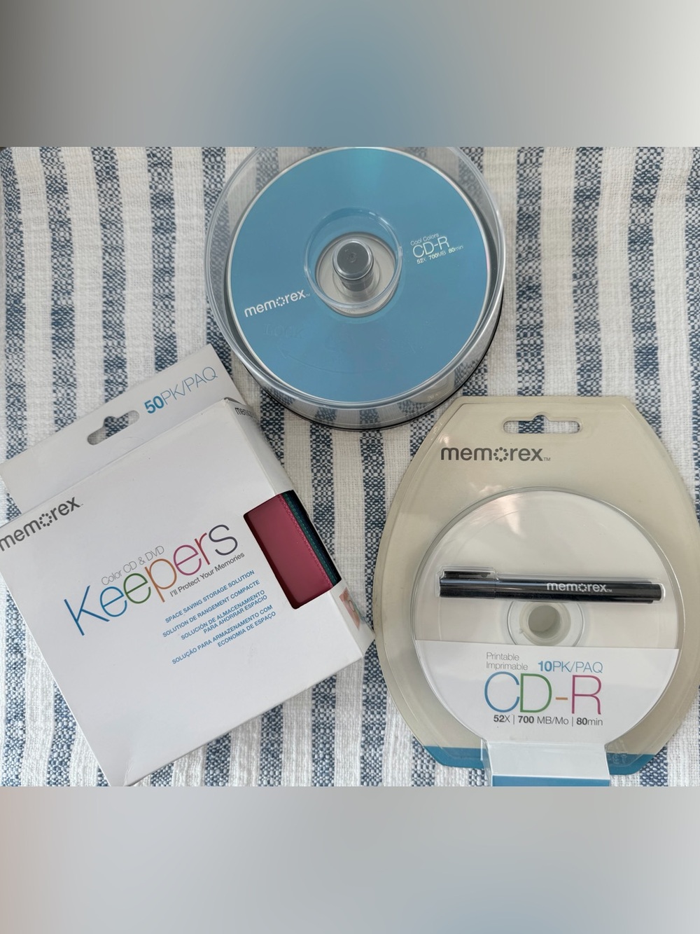 Memorex CD-R Bundle Pack with Keepers
